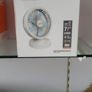6 Inches Lontor Table Top Rechargeable Fan.