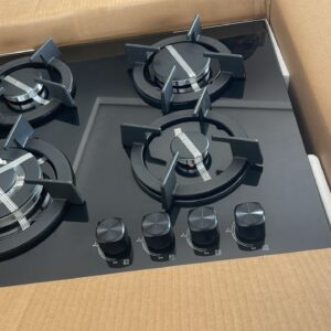 Phiima 4B Inbuilt Gas Cooker. Glass.