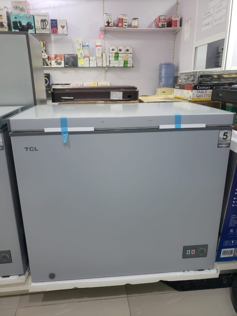 210L TCL Chest Freezer . Grey Color